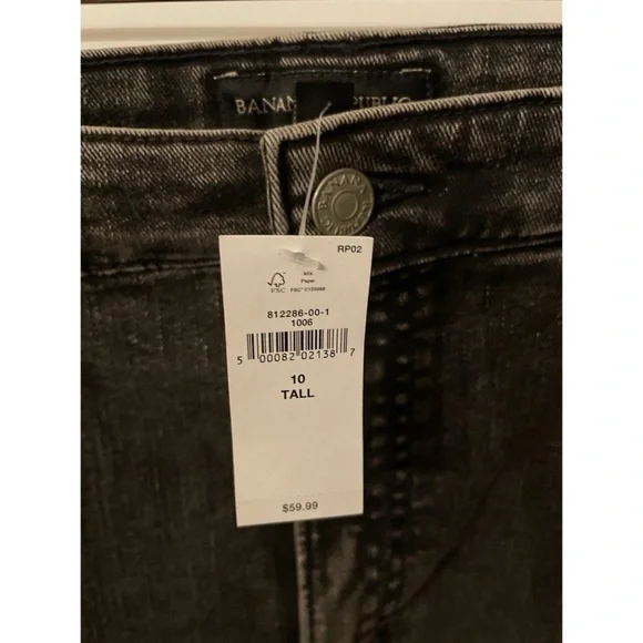 Banana Republic Denim Mini Skirt Washed Black - Picture 6 of 7